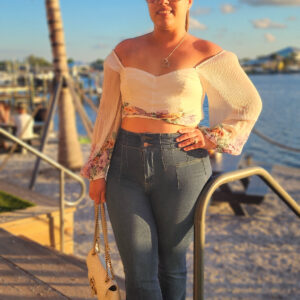 DOUBLE WAISTBAND FLARE JEANS Vibrant M.i.