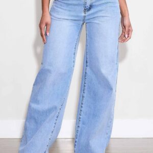 High-Rise Essential Wide Leg Jeans Vibrant M.i.U