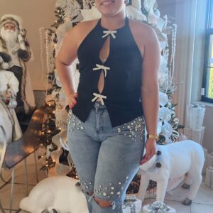 Rhinestone Jeans