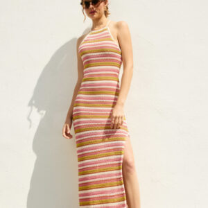 Sun Child Bodycon Maxi Knit Dress