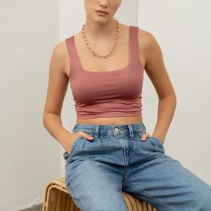 Crop Top Dusty Mauve