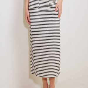 White and Black Skirt