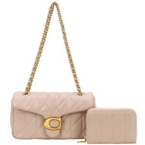 2 in 1 Crossbody Bag and Wallet Set Taupe