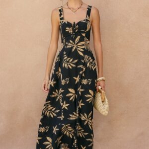 Coconut Kiss Knotted Midi Dress
