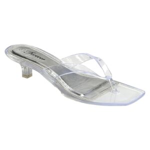 Clear Jelly Kitten Heels