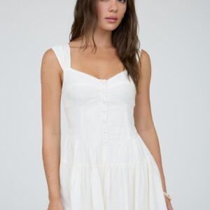 Button Down Sleeveless Romper
